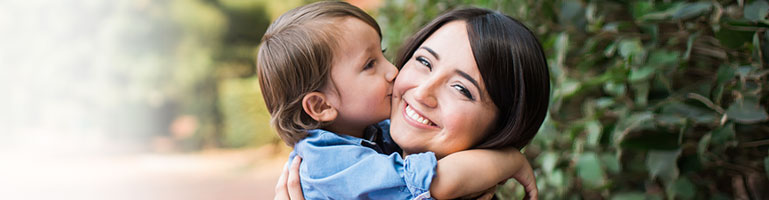 Mom and Dr. Catalani Hug - Regional One Health